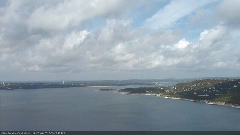 Lake Travis webcam, September 25, 2017 10:35 AM CT