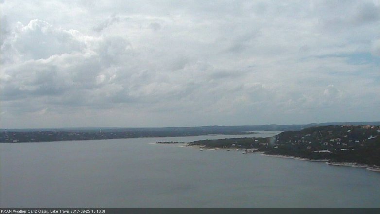 Lake Travis webcam, September 25, 2017 2:30 PM CT