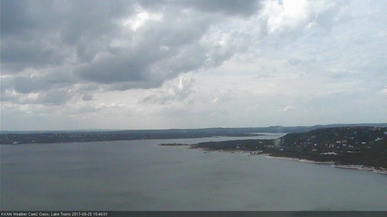 Lake Travis webcam, September 25, 2017 2:50 PM CT