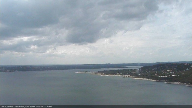 Lake Travis webcam, September 25, 2017 3:05 PM CT