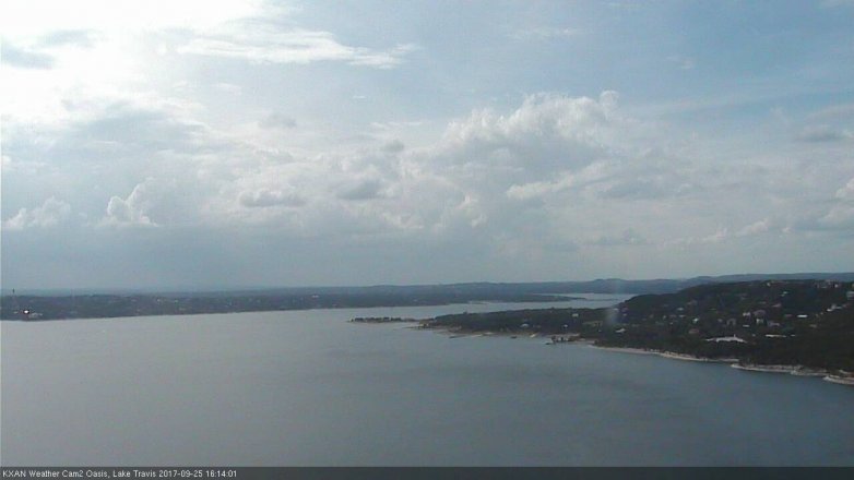Lake Travis webcam, September 25, 2017 3:25 PM CT