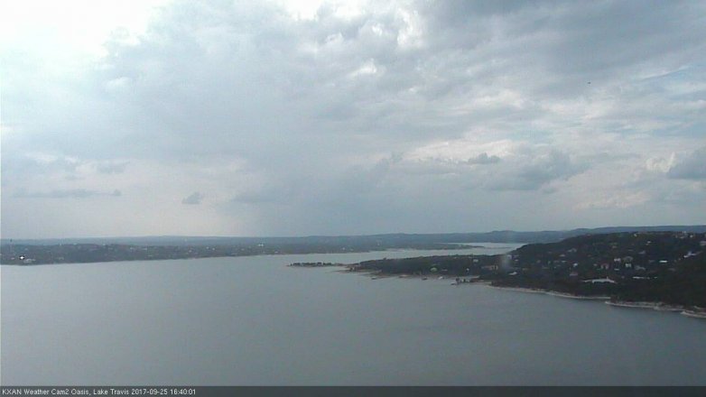 Lake Travis webcam, September 25, 2017 3:45 PM CT