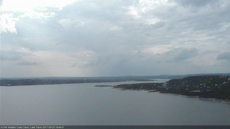Lake Travis webcam, September 25, 2017 4:00 PM CT