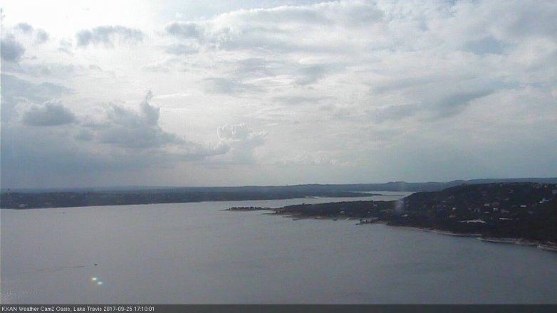 Lake Travis webcam, September 25, 2017 4:25 PM CT