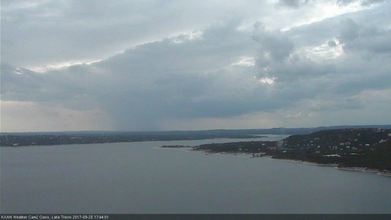 Lake Travis webcam, September 25, 2017 5:15 PM CT