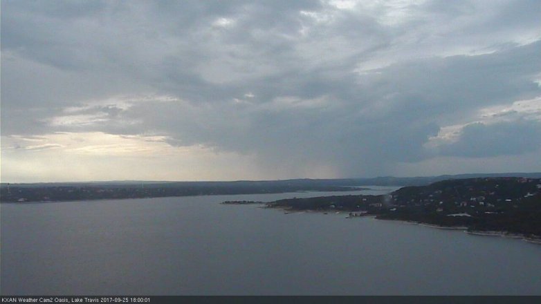 Lake Travis webcam, September 25, 2017 5:20 PM CT