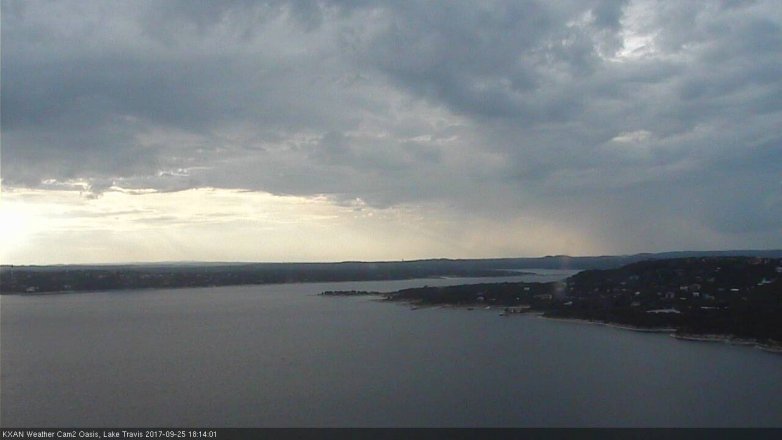 Lake Travis webcam, September 25, 2017 5:35 PM CT