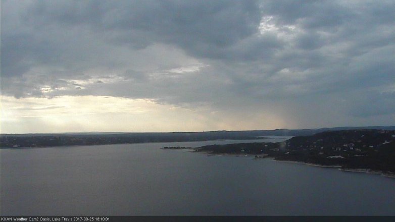 Lake Travis webcam, September 25, 2017 5:40 PM CT