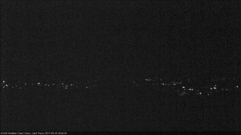 Lake Travis webcam, September 25, 2017 7:50 PM CT