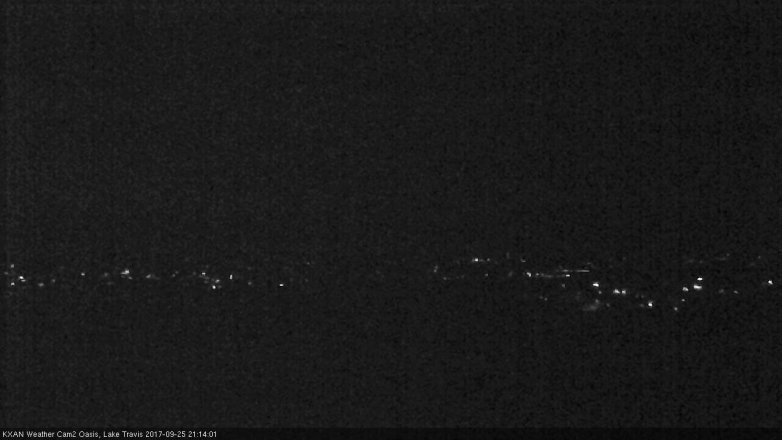 Lake Travis webcam, September 25, 2017 8:25 PM CT