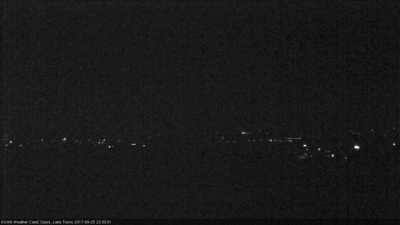 Lake Travis webcam, September 25, 2017 10:35 PM CT