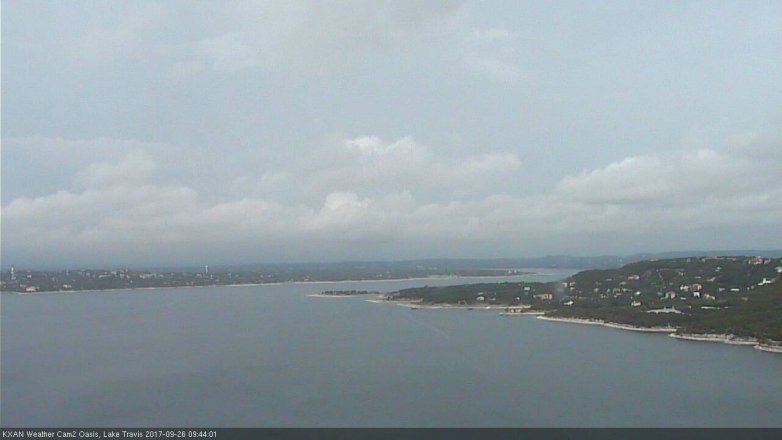 Lake Travis webcam, September 26, 2017 9:15 AM CT