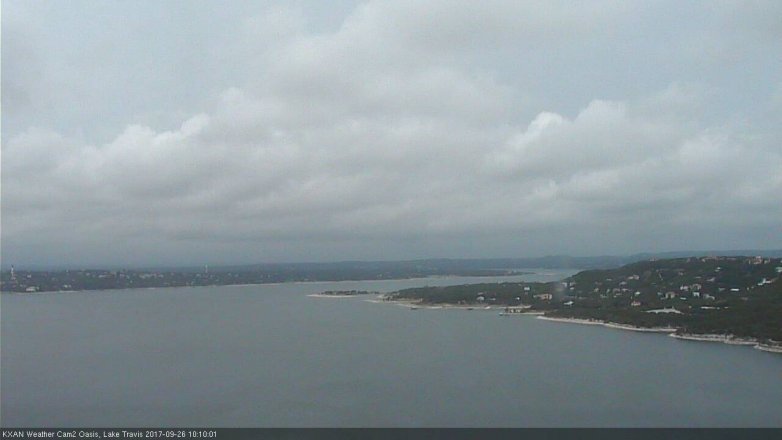 Lake Travis webcam, September 26, 2017 9:25 AM CT