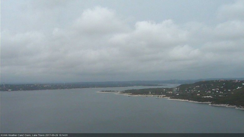 Lake Travis webcam, September 26, 2017 9:40 AM CT