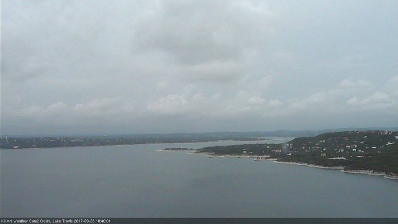 Lake Travis webcam, September 26, 2017 9:50 AM CT