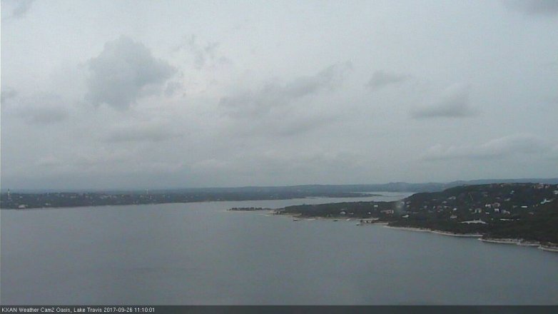 Lake Travis webcam, September 26, 2017 10:20 AM CT