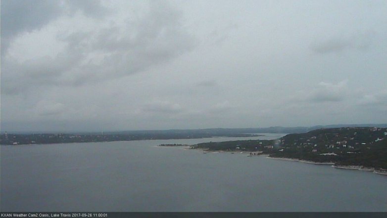 Lake Travis webcam, September 26, 2017 10:25 AM CT