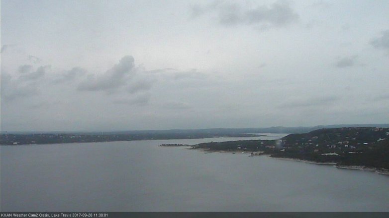 Lake Travis webcam, September 26, 2017 10:35 AM CT
