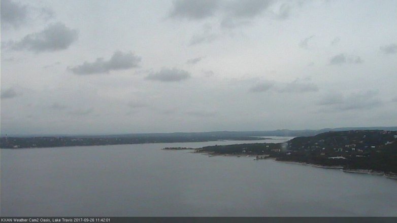 Lake Travis webcam, September 26, 2017 11:00 AM CT