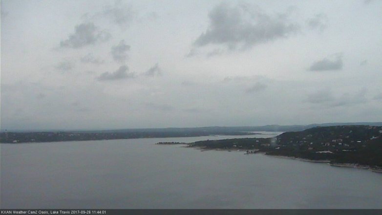 Lake Travis webcam, September 26, 2017 11:05 AM CT