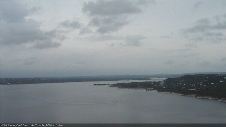 Lake Travis webcam, September 26, 2017 11:40 AM CT