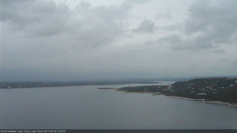 Lake Travis webcam, September 26, 2017 11:50 AM CT