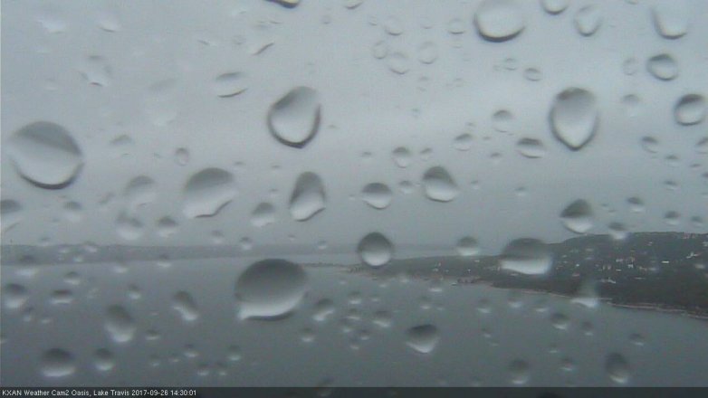 Lake Travis webcam, September 26, 2017 1:45 PM CT