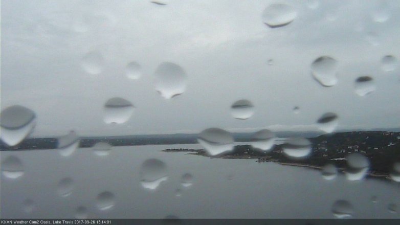 Lake Travis webcam, September 26, 2017 2:20 PM CT