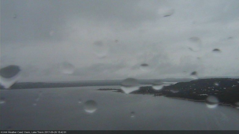 Lake Travis webcam, September 26, 2017 3:10 PM CT