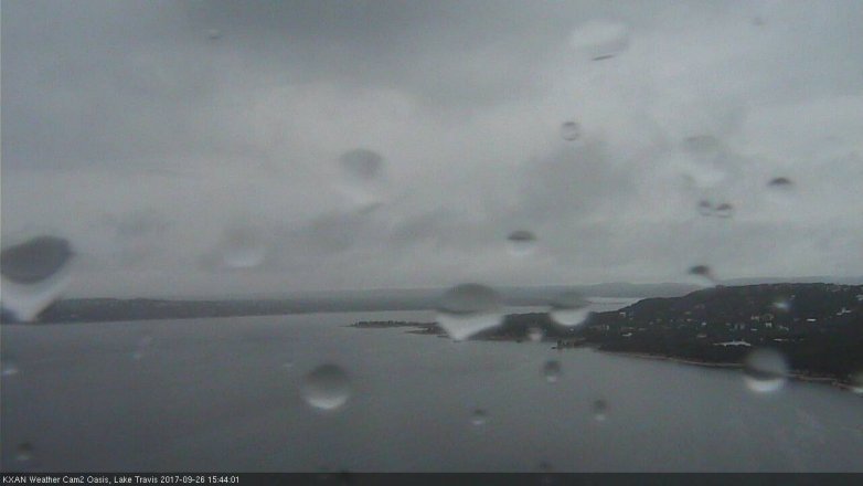 Lake Travis webcam, September 26, 2017 3:15 PM CT