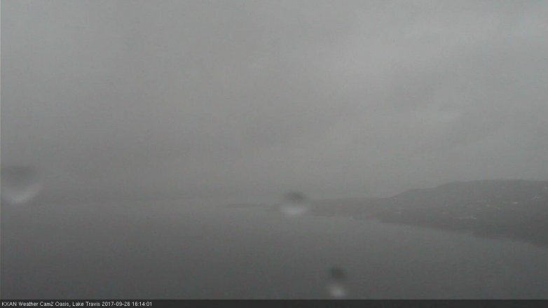 Lake Travis webcam, September 26, 2017 3:45 PM CT