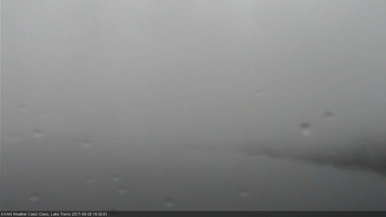 Lake Travis webcam, September 26, 2017 3:50 PM CT