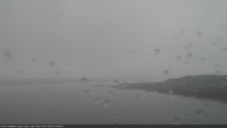 Lake Travis webcam, September 26, 2017 4:00 PM CT