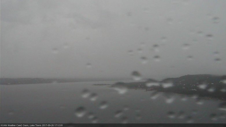 Lake Travis webcam, September 26, 2017 4:15 PM CT