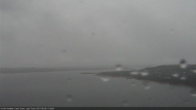 Lake Travis webcam, September 26, 2017 4:45 PM CT