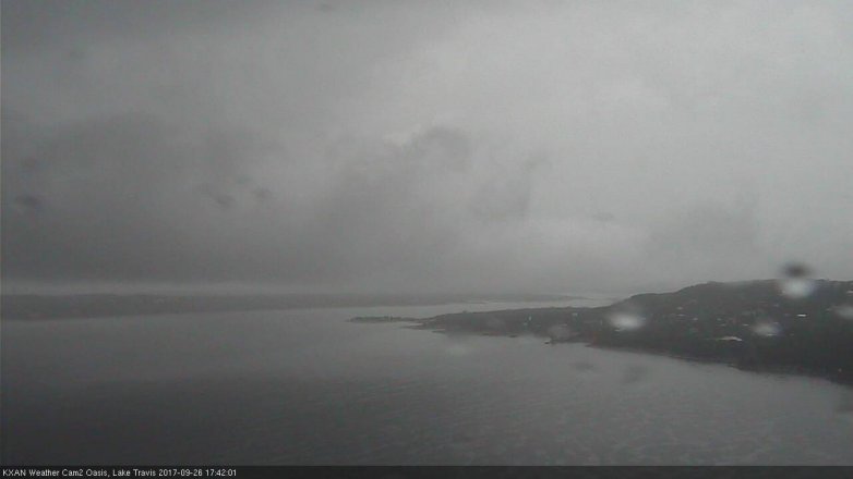 Lake Travis webcam, September 26, 2017 4:50 PM CT