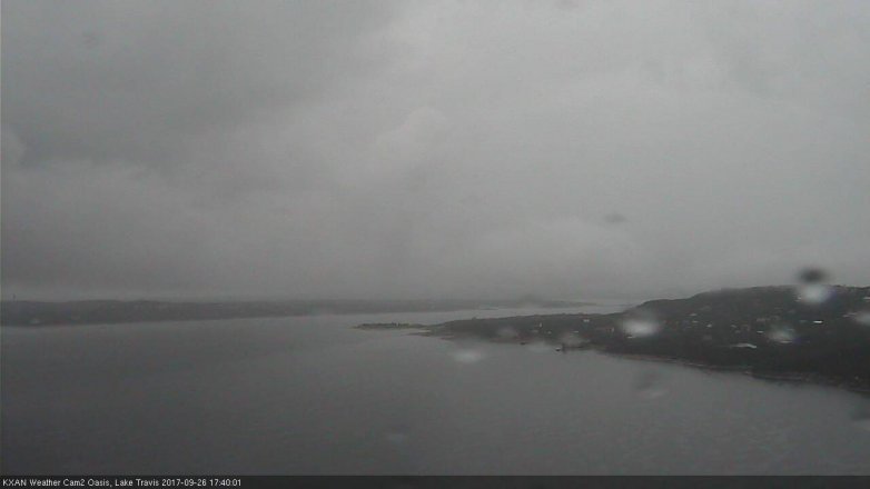 Lake Travis webcam, September 26, 2017 5:00 PM CT