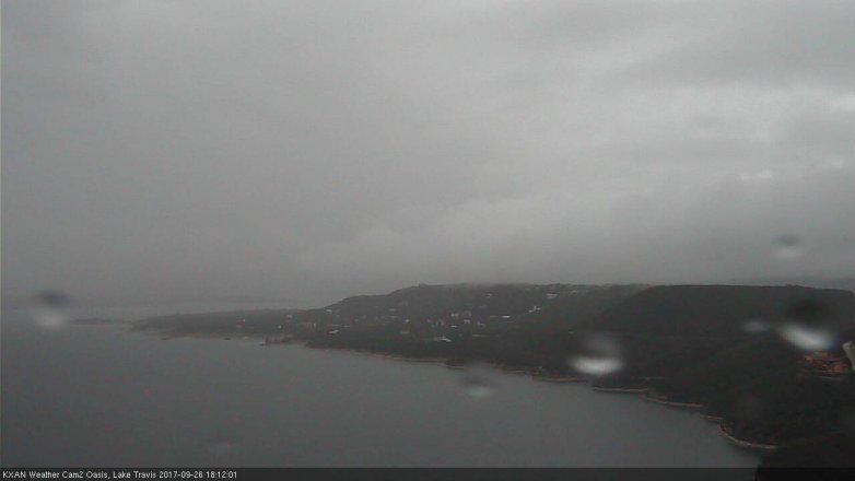 Lake Travis webcam, September 26, 2017 5:20 PM CT