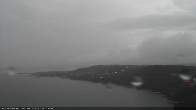 Lake Travis webcam, September 26, 2017 5:45 PM CT