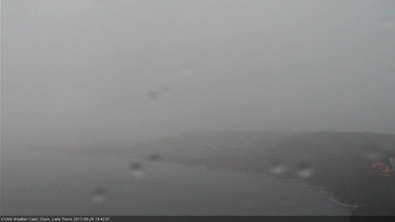 Lake Travis webcam, September 26, 2017 5:55 PM CT
