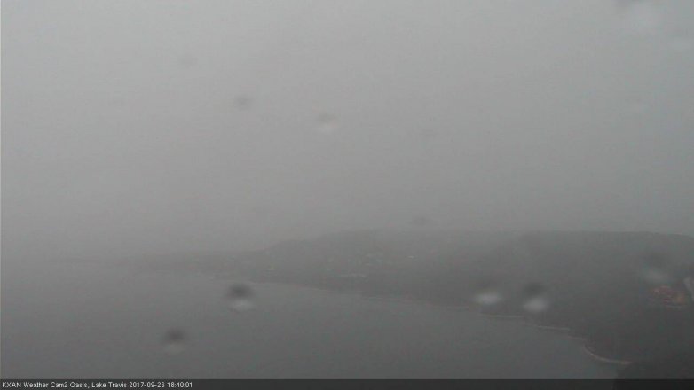 Lake Travis webcam, September 26, 2017 6:05 PM CT