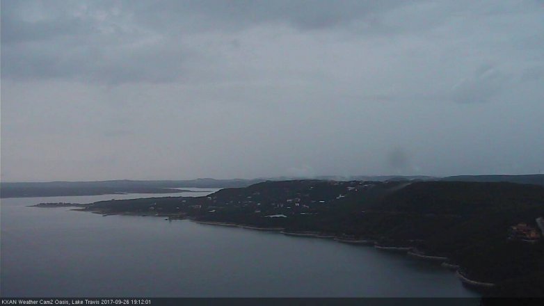 Lake Travis webcam, September 26, 2017 6:20 PM CT