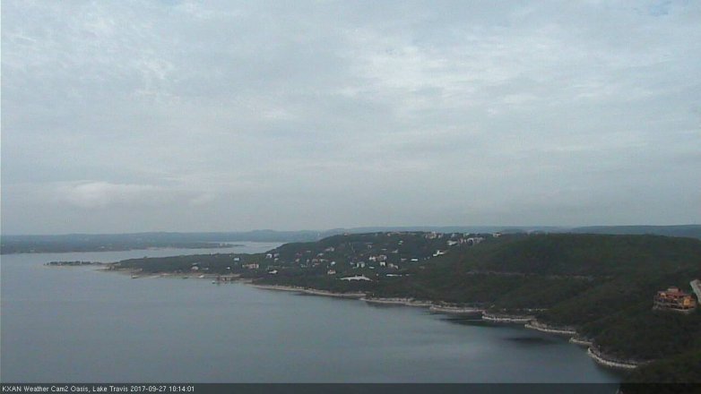 Lake Travis webcam, September 27, 2017 9:20 AM CT