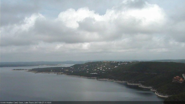 Lake Travis webcam, September 27, 2017 10:15 AM CT