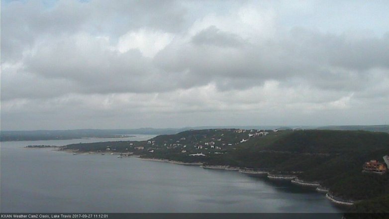Lake Travis webcam, September 27, 2017 10:20 AM CT
