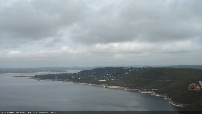 Lake Travis webcam, September 27, 2017 10:25 AM CT