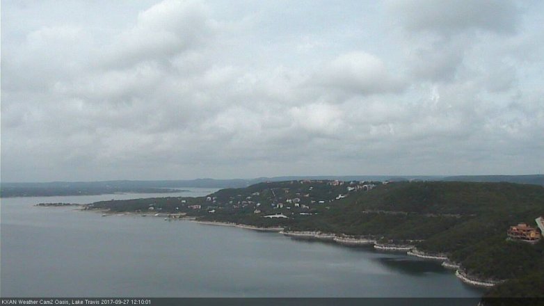Lake Travis webcam, September 27, 2017 11:25 AM CT