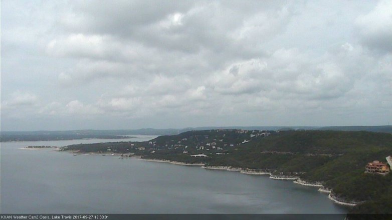 Lake Travis webcam, September 27, 2017 11:40 AM CT
