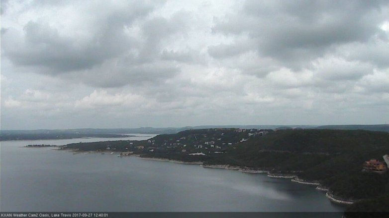 Lake Travis webcam, September 27, 2017 11:50 AM CT
