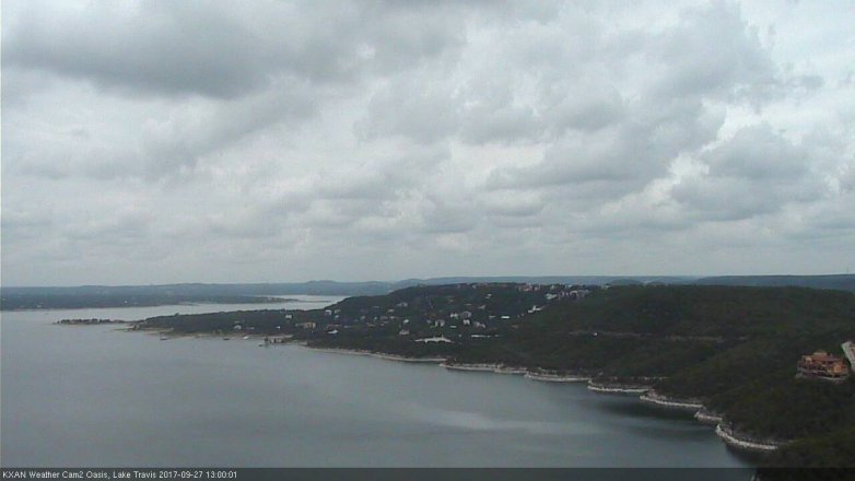 Lake Travis webcam, September 27, 2017 12:15 PM CT